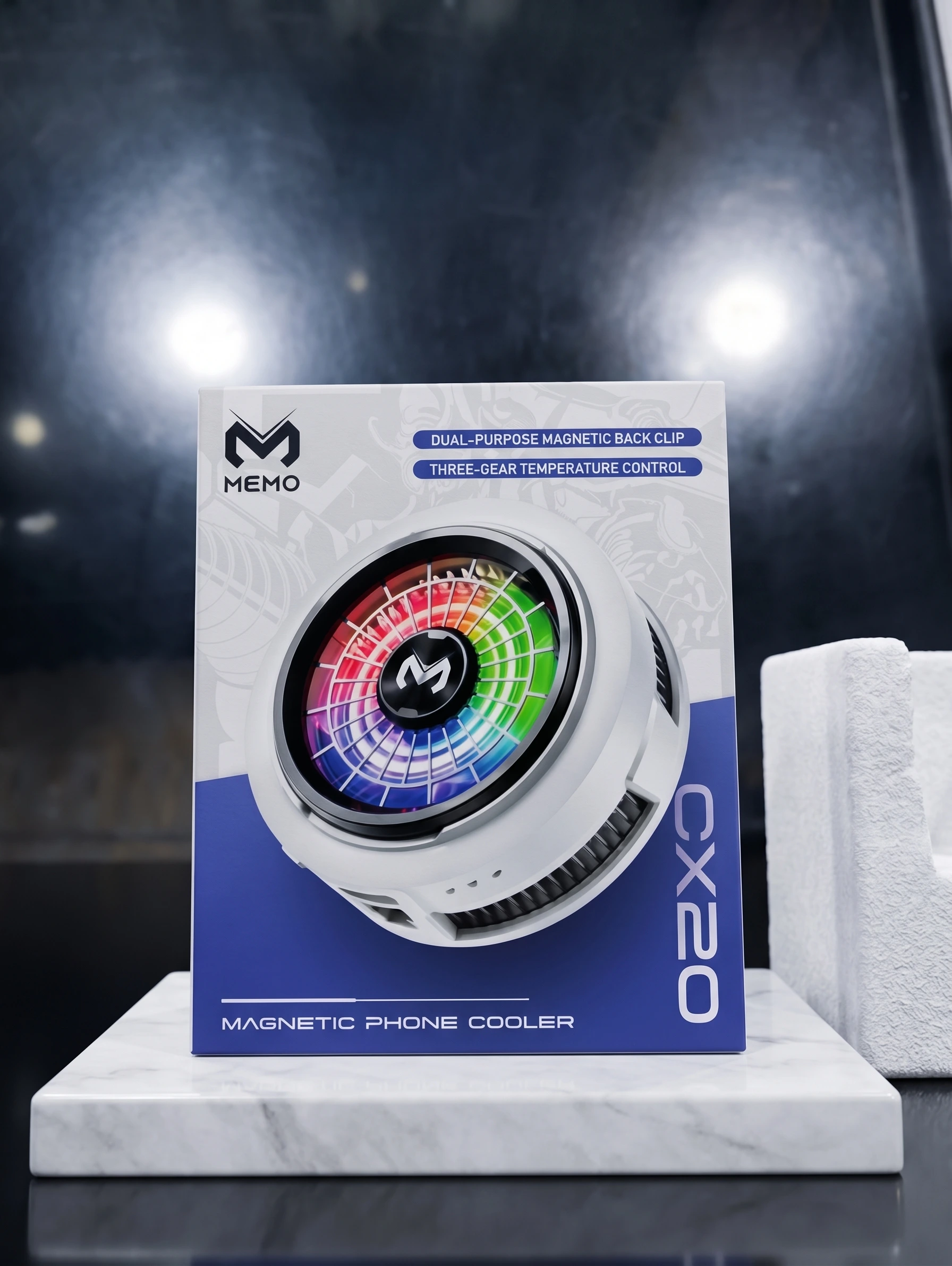 MEMO CX20 Magnetic Phone Cooler (with Three-Gear Control)