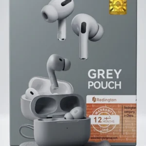 Magnet Buzzer TWS Wireless Earbuds (ANC/ENC, Grey Pouch Edition)