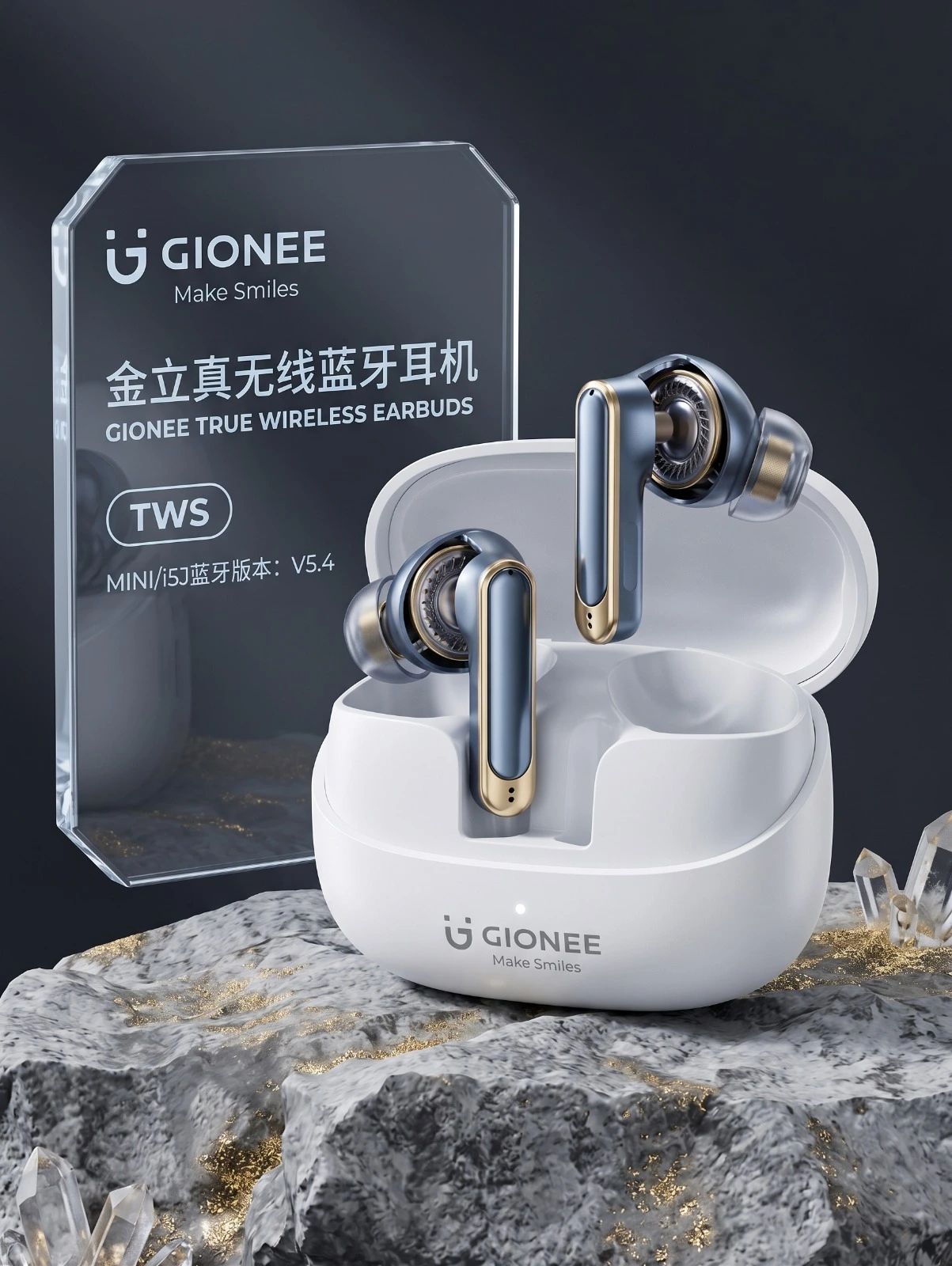 Gionee Mini i5J TWS True Wireless Earbuds (Bluetooth V5.4)