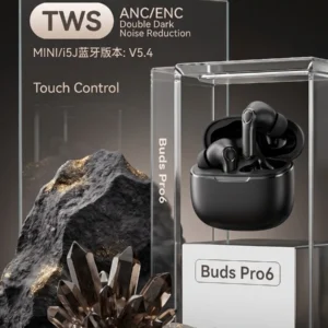 B6 Buds Pro6 TWS Wireless Earbuds (ANC/ENC, Bluetooth V5.4)